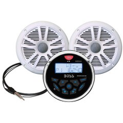Boss Audio Marine Gauge Radio 65 Inch Speakers White MCKGB350W-6