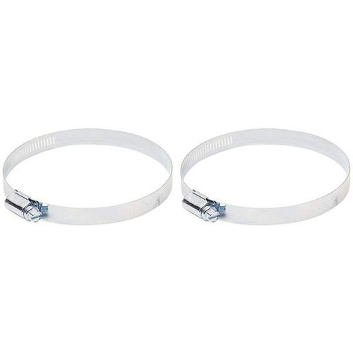 DEFLECTO 4in Worm Drive Clamps 2pk MCX4