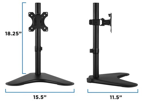 Mount-It Freestanding Adjustable LCD Screen Monitor Stand MI-1757