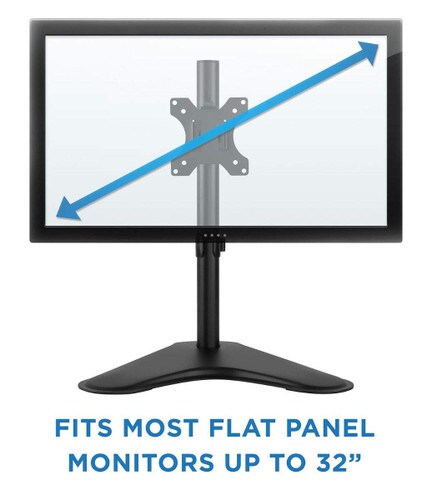 Mount-It Freestanding Adjustable LCD Screen Monitor Stand MI-1757