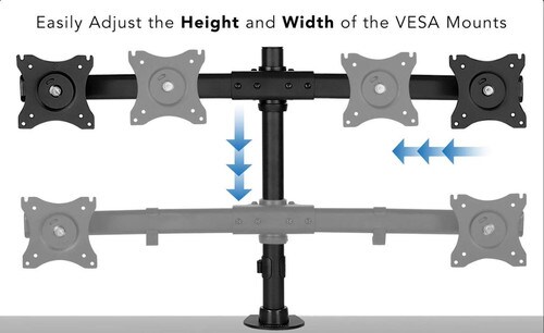 Mount-IT Dual Monitor Desk Mount MI-2772