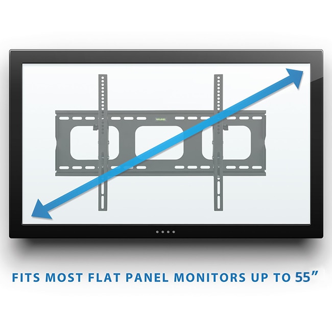 Mount-It Heavy-Duty Tilting and Locking Low Profile TV Wall Mount MI-303B