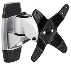 Mount-It Articulating Dual Monitor Wall Mount 15-24in Screens Silver MI-31114-SLV