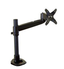 Mount-It Adjustable Single for 15 to 30-Inch Monitor Desk Mount Black MI-32111-BLK