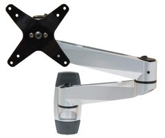 Mount-It Computer Monitor Mount 13 to 27-Inch Screens Silver MI-33114-SLVR