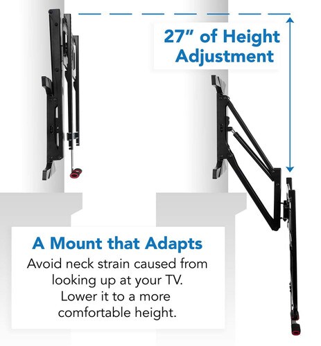 Mount-It Pull Down Full Motion TV Wall Mount MI-361
