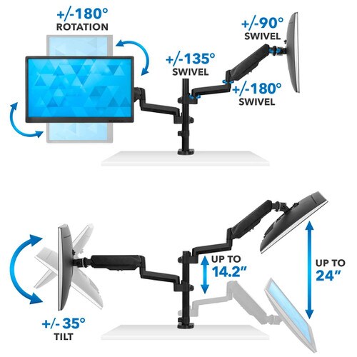 Mount-It Dual Monitor Desk Mount MI-4762