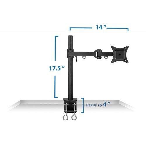 Mount-It Swivel Single Monitor Desk Mount MI-751