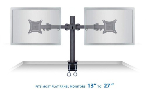 Mount-It Adjustable Dual Monitor Desk Mount MI-752
