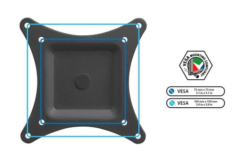 Mount-It Adjustable Dual Monitor Desk Mount MI-752