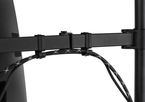 Mount-It Sit Stand Desk Converter with Dual Monitor Mount MI-7934