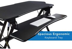 Mount-It Adjustable Sit-Stand Desk Converter Extra Wide MI-7961