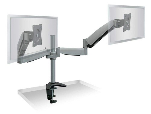 Mount-It Height Adjustable Full Motion Dual Monitor Desk Mount MI-7C24