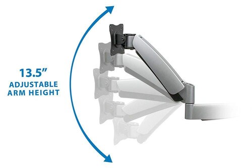 Mount-It Height Adjustable Full Motion Dual Monitor Desk Mount MI-7C24