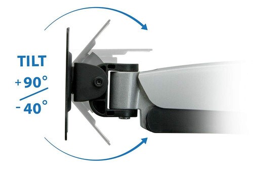 Mount-It Height Adjustable Full Motion Dual Monitor Desk Mount MI-7C24