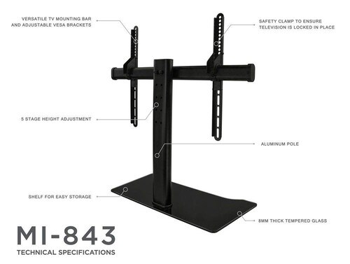 Mount-It Tabletop TV Mount MI-843