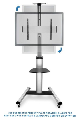 Mount-It Mobile TV Cart for TVs 32-70in VESA Compatible MI-875