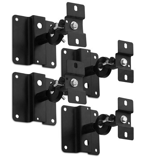 Mount-It Heavy Duty Universal Speaker Mounts Two Sets MI-SB03X2