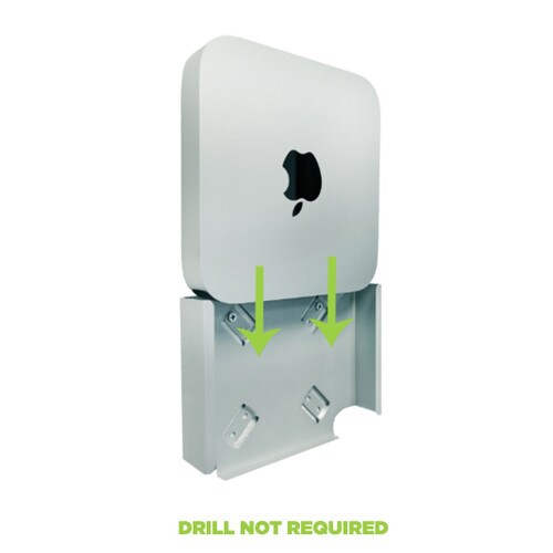 HIDEit MiniU Silver Apple Mac Mini Wall Mount HIDEit MiniU
