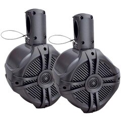 Power Acoustik MWT-65T Marine-Grade Wake Tower Enclosure Speaker System in Titanium 65 Inch 500 Watts - MWT-65T
