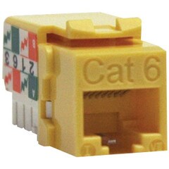 TRIPP LITE N238-001-YW CAT-6CAT-5E 110-Style Keystone Jack N238-001-YW