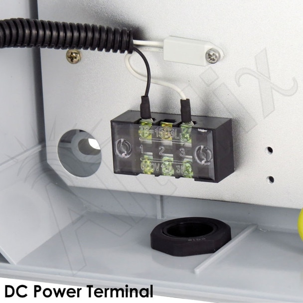 Altelix 14x11x5 Vented Polycarbonate ABS Weatherproof NEMA Enclosure with 48 VDC Cooling Fan