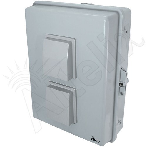 Altelix 17x14x6 Vented Polycarbonate ABS Weatherproof NEMA Enclosure with 12 VDC Cooling Fan