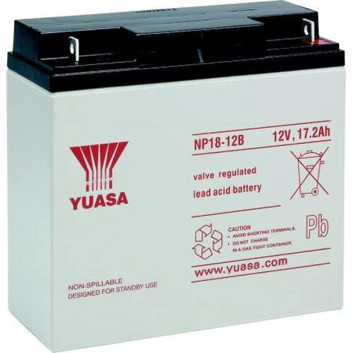 EnerSys-Yuasa 12 Volt 172 AH Battery NP18-12B