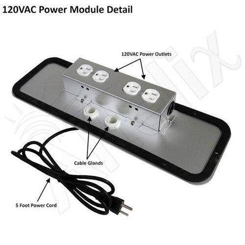 Altelix 28x24x16 NEMA 4X Steel Weatherproof Enclosure with Heavy Duty ...