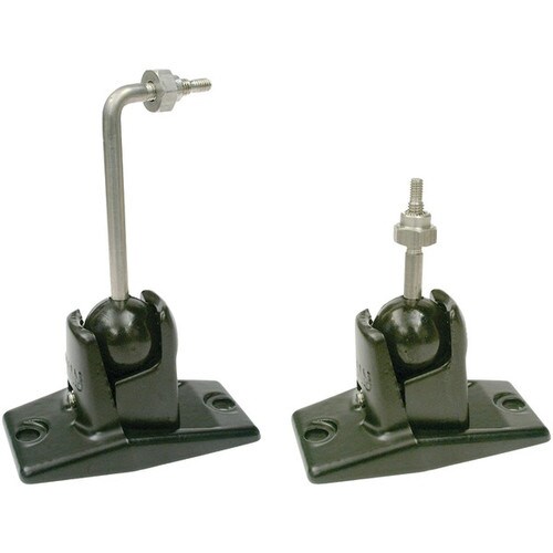OmniMount- OMN5B 50 B Stainless Steel Universal 5lb Speaker WallCeiling Mount Kit OMN5B