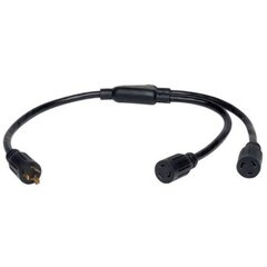 Tripp Lite 1 Power Splitter Cord L6 20P2x L6 20R 3x10AWG 20A P039-001-02