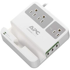 APC 3-Outlet Surge Arrest Surge Protector with 3 USB Ports P3U3