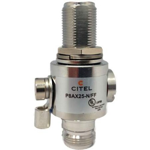 Citel - DC-5GHz Gas Tube Coaxial Surge Protectors NFNF P8AX25-N-FF