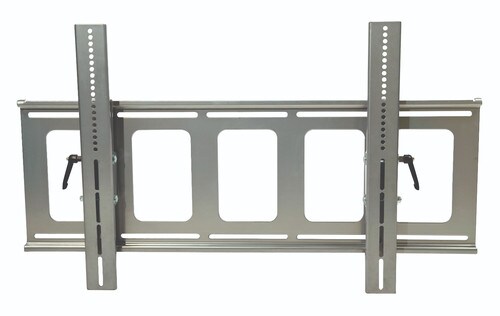 VMP Universal Silver Flat Panel Flush Mount w Tilt 42-63in PDS-LFT