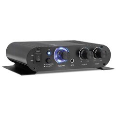 Pyle PFA330BT 90-Watt Mini Blue Series Compact Bluetooth Class-T Amp - PFA330BT