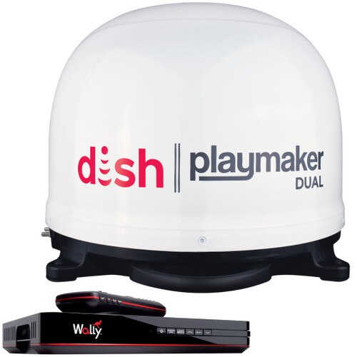 Winegard DISH Playmaker Dual with Receiver (PL8000R) Solid Signal