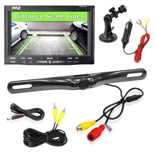 Pyle 7in Window Suction Mount LCD Monitor and Backup Camera PLCM7500