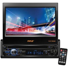 Pyle Bluetooth 7inch In-Dash DVD Receiver with Motorized Fold-out Touchscreen PLTS78DUB