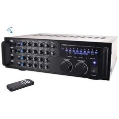 Pyle Pro 1000W Bluetooth Stereo Mixer Karaoke Amp PMXAKB1000