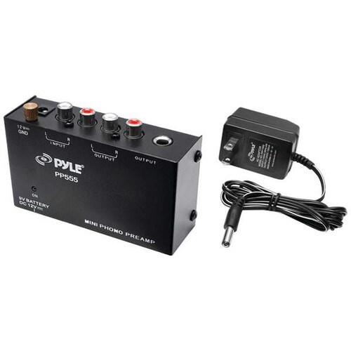 Pyle PP555 Ultra-Compact Phono Turntable Preamp - PP555
