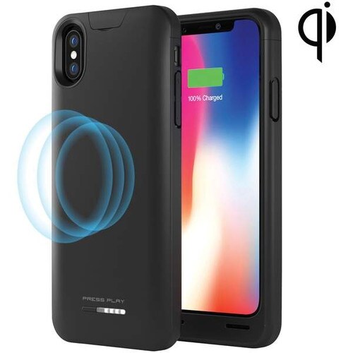 Press Play Battery Case for iPhone X PPIXBCN-BLK