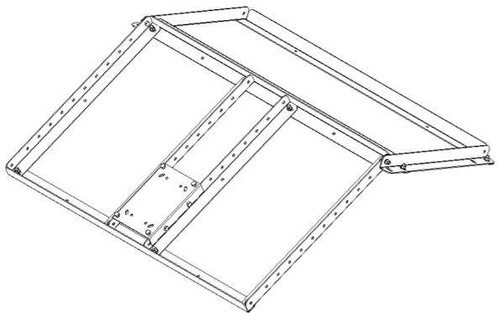 VMP Adjustable Non-Penetrating Pitched Roof Mount for Satellite PRM-2