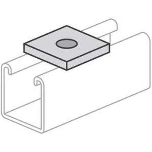 PowerStrut Square Washer Flat 3/8in Steel/ElectroGalvanized (PS6193