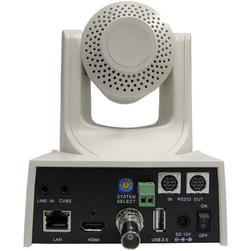 PTZOptics Gen 2 1080p Live Streaming 30X Optical Zoom Camera White PT30X-SDI-WH-G2