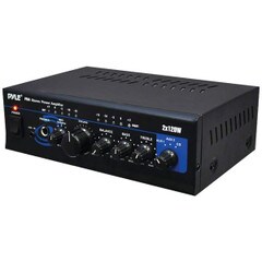 Pyle PTA4 Mini Stereo Power Amp with Bluetooth 120 Watts x 2 - PTA4