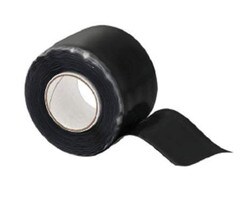 Silicone Self Fusing Tape 15-Inch x 36 Black 20 mil