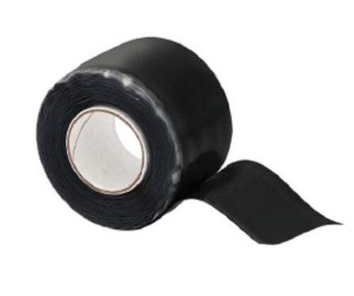 Silicone Self Fusing Tape 15-Inch x 36 Black 20 mil