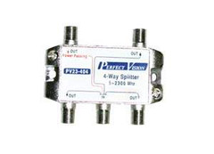 Perfect Vision Splitter 4-Way 1 Port PP 2-2300 Mhz PV23404
