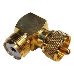 SHAKESPEARE Shakespeare Right Angle Connector - PL-259 to SO-239 Adapter - RA-259-239-G