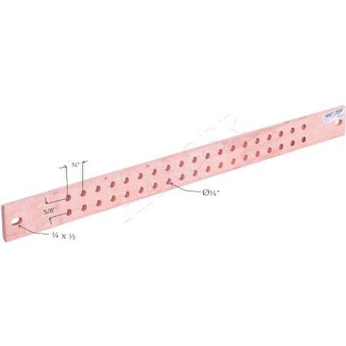 Harger 35.25 x 1.5 Inch Horizontal Rack Ground Bar 39-Holes (RGBH141 ...